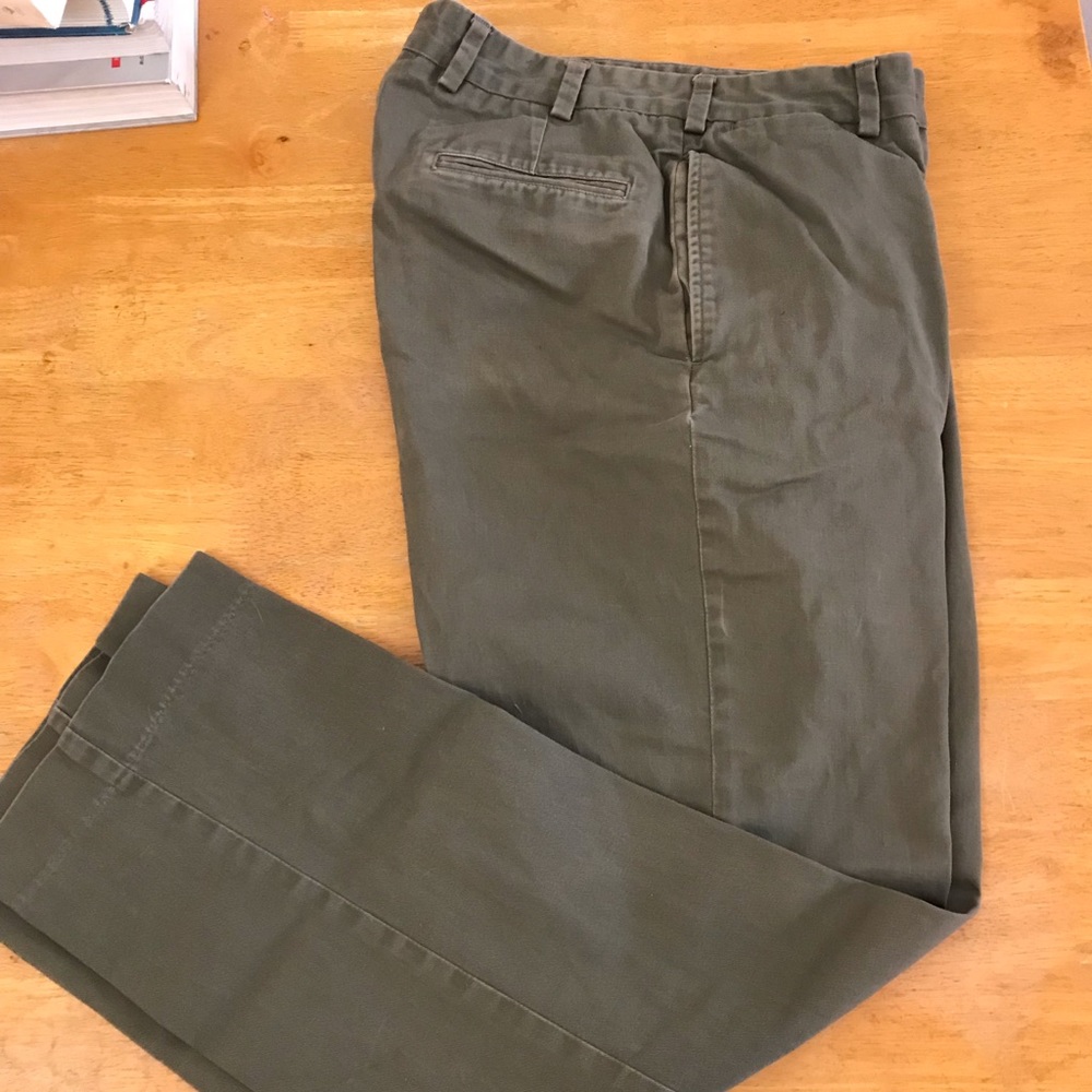 Olive M2 original twill khakis by Bills Khakis